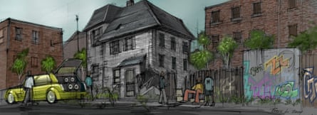 50 Cent: Bulletproof video game concept art